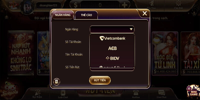 Rút tiền Zowin Rút tiền Zowin